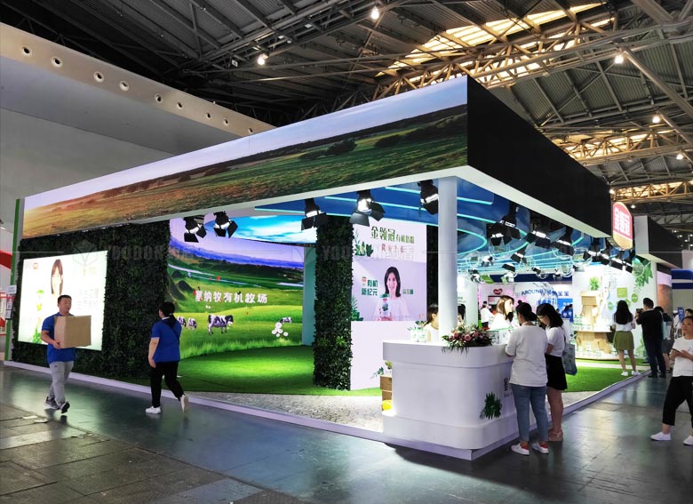 上海展臺搭建中感受光影色彩的運(yùn)用